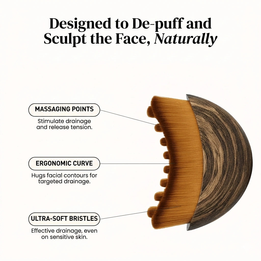 Vital Flow Body Sculpting & Detox Brush - Dry Brushing Exfoliator