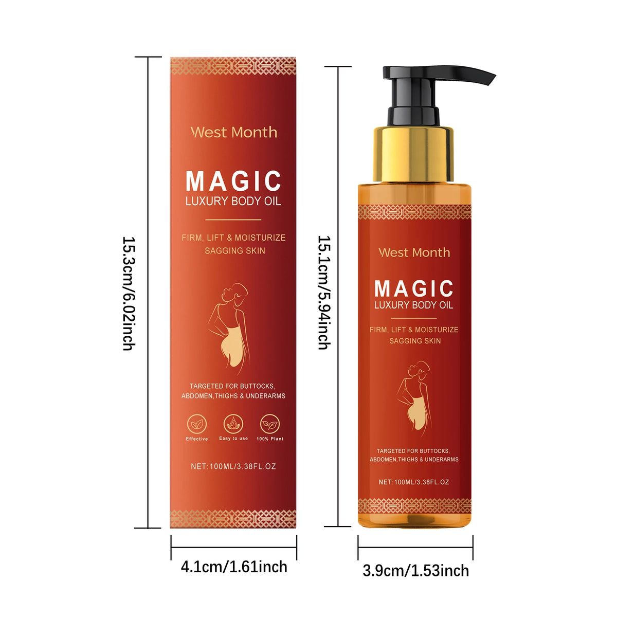 Magic Luxury Sculpted Radiance Elixir - Anti-Aging Face Serum & Oil