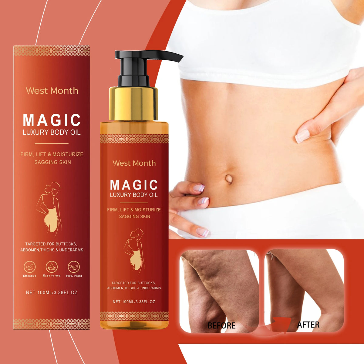 Magic Luxury Sculpted Radiance Elixir - Anti-Aging Face Serum & Oil